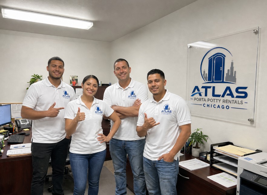 Atlas Porta Potty Rentals Chicago delivery and service team